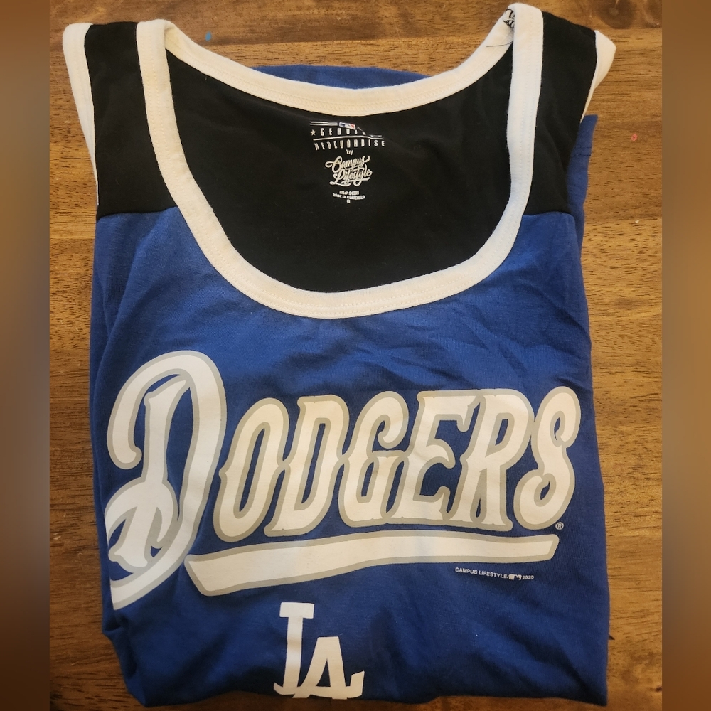 New Genuine Merchandise by‎ Campus Lifestyle MLB LA Dodgers Women's Tank - Picture 5 of 5